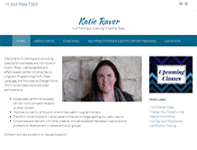 Tablet Screenshot of katieraver.com